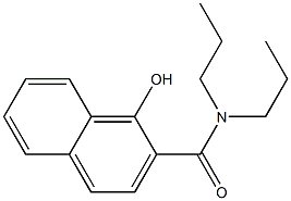 1-hydroxy-N,N-dipropylnaphthalene-2-carboxamide Struktur