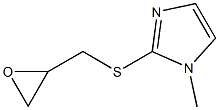 1-methyl-2-[(oxiran-2-ylmethyl)sulfanyl]-1H-imidazole Struktur