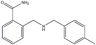 2-({[(4-methylphenyl)methyl]amino}methyl)benzamide Struktur