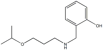 2-({[3-(propan-2-yloxy)propyl]amino}methyl)phenol Struktur