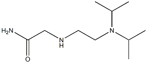 2-({2-[bis(propan-2-yl)amino]ethyl}amino)acetamide Struktur