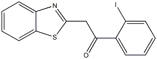 2-(1,3-benzothiazol-2-yl)-1-(2-iodophenyl)ethan-1-one Struktur