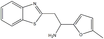 2-(1,3-benzothiazol-2-yl)-1-(5-methylfuran-2-yl)ethan-1-amine Struktur