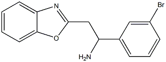 2-(1,3-benzoxazol-2-yl)-1-(3-bromophenyl)ethan-1-amine Struktur