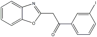 2-(1,3-benzoxazol-2-yl)-1-(3-iodophenyl)ethan-1-one Struktur