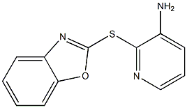 2-(1,3-benzoxazol-2-ylsulfanyl)pyridin-3-amine Struktur