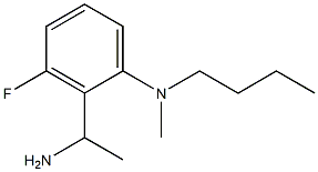 2-(1-aminoethyl)-N-butyl-3-fluoro-N-methylaniline Struktur