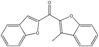 2-(1-benzofuran-2-ylcarbonyl)-3-methyl-1-benzofuran Struktur