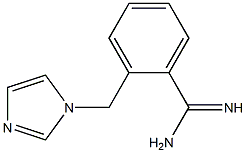 2-(1H-imidazol-1-ylmethyl)benzenecarboximidamide Struktur