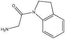 2-(2,3-dihydro-1H-indol-1-yl)-2-oxoethanamine Struktur