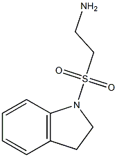 2-(2,3-dihydro-1H-indol-1-ylsulfonyl)ethanamine Struktur