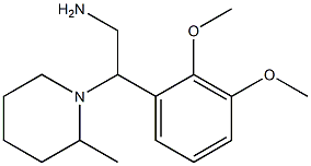 2-(2,3-dimethoxyphenyl)-2-(2-methylpiperidin-1-yl)ethanamine Struktur