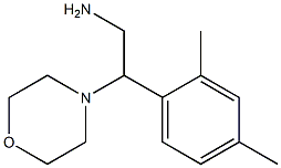 2-(2,4-dimethylphenyl)-2-morpholin-4-ylethanamine Struktur