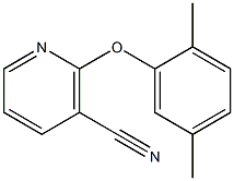 2-(2,5-dimethylphenoxy)nicotinonitrile Struktur