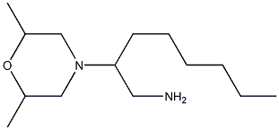 2-(2,6-dimethylmorpholin-4-yl)octan-1-amine Struktur