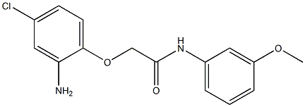 2-(2-amino-4-chlorophenoxy)-N-(3-methoxyphenyl)acetamide Struktur