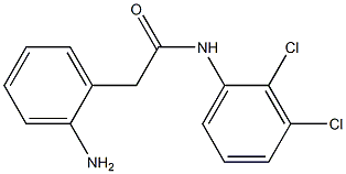 2-(2-aminophenyl)-N-(2,3-dichlorophenyl)acetamide Struktur