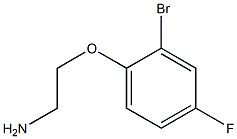 2-(2-bromo-4-fluorophenoxy)ethanamine Struktur