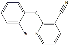 2-(2-bromophenoxy)nicotinonitrile Struktur