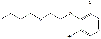 2-(2-butoxyethoxy)-3-chloroaniline Struktur