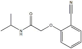 2-(2-cyanophenoxy)-N-isopropylacetamide Struktur