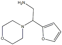 2-(2-furyl)-2-morpholin-4-ylethanamine Struktur