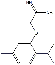 2-(2-isopropyl-5-methylphenoxy)ethanimidamide Struktur