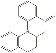 2-(2-methyl-1,2,3,4-tetrahydroquinolin-1-yl)benzaldehyde Struktur