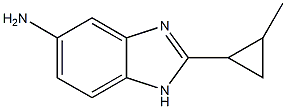 2-(2-methylcyclopropyl)-1H-benzimidazol-5-amine Struktur