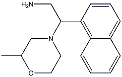 2-(2-methylmorpholin-4-yl)-2-(1-naphthyl)ethanamine Struktur