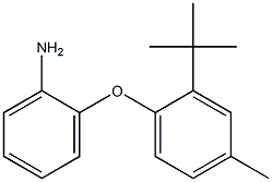 2-(2-tert-butyl-4-methylphenoxy)aniline Struktur