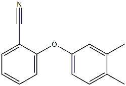 2-(3,4-dimethylphenoxy)benzonitrile Struktur