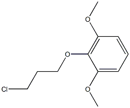 2-(3-chloropropoxy)-1,3-dimethoxybenzene Struktur