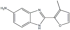 2-(3-methyl-2-furyl)-1H-benzimidazol-5-amine Struktur