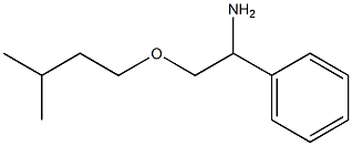 2-(3-methylbutoxy)-1-phenylethan-1-amine Struktur