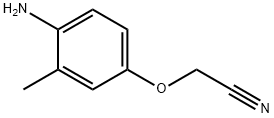 2-(4-amino-3-methylphenoxy)acetonitrile Struktur