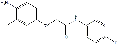 2-(4-amino-3-methylphenoxy)-N-(4-fluorophenyl)acetamide Struktur