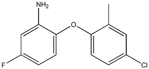 2-(4-chloro-2-methylphenoxy)-5-fluoroaniline Struktur