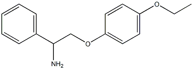 2-(4-ethoxyphenoxy)-1-phenylethanamine Struktur