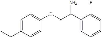 2-(4-ethylphenoxy)-1-(2-fluorophenyl)ethanamine Struktur