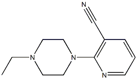 2-(4-ethylpiperazin-1-yl)nicotinonitrile Struktur