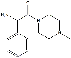 2-(4-methylpiperazin-1-yl)-2-oxo-1-phenylethanamine Struktur