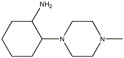 2-(4-methylpiperazin-1-yl)cyclohexan-1-amine Struktur