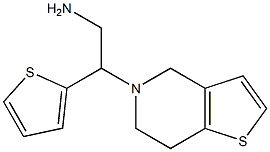 2-(6,7-dihydrothieno[3,2-c]pyridin-5(4H)-yl)-2-thien-2-ylethanamine Struktur