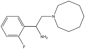 2-(azocan-1-yl)-1-(2-fluorophenyl)ethan-1-amine Struktur