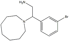 2-(azocan-1-yl)-2-(3-bromophenyl)ethan-1-amine Struktur