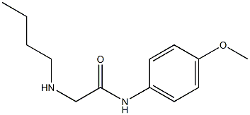 2-(butylamino)-N-(4-methoxyphenyl)acetamide Struktur