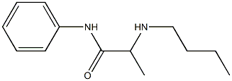 2-(butylamino)-N-phenylpropanamide Struktur