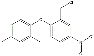 2-(chloromethyl)-1-(2,4-dimethylphenoxy)-4-nitrobenzene Struktur