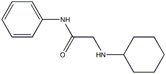 2-(cyclohexylamino)-N-phenylacetamide Struktur